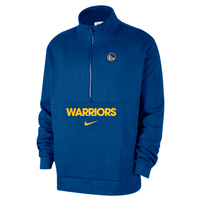 Golden State Warriors Club Courtside Men's Nike NBA 1/2-Zip Top